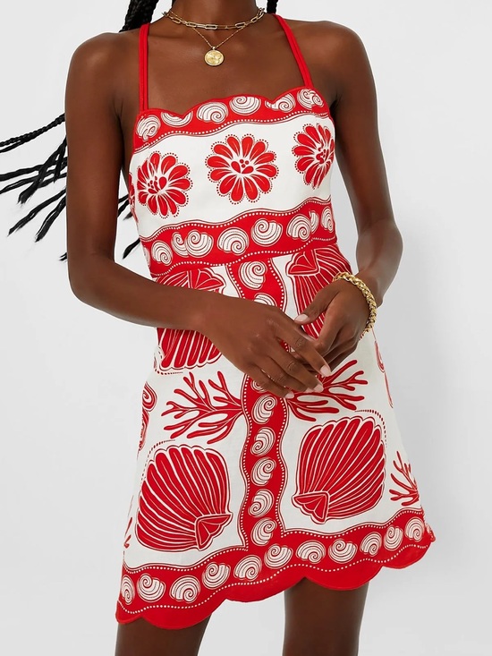 FARM Rio Dresses & Skirts - FARM Rio Ainika Shell White mini dress, NWT